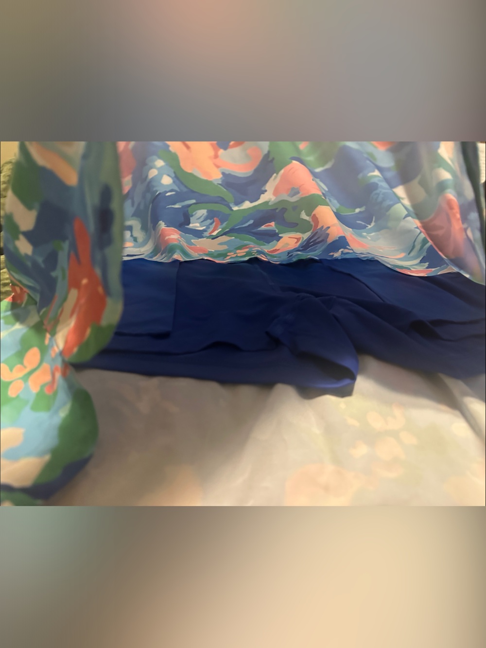 Walter Hagen Multicolor Floral Mini Skirt in Blue, Coral, Green - Picture 2 of 10